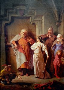Reina Jadwiga y Dymitr de Goraj de Wojciech Gerson